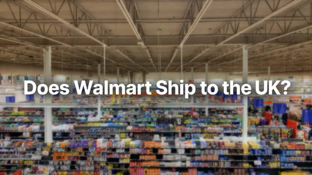 Does Walmart Ship to the UK?